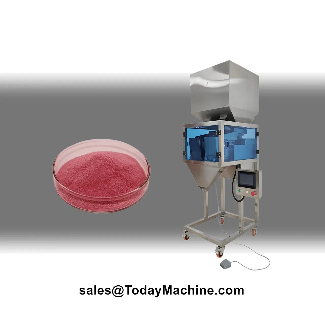 Single Head Linear Weigher for Granule Sugar Salt Rice Grain Filling Machine