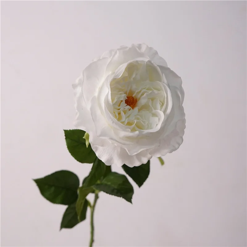 4Pc Moisturizing Austin Rose Decor Flower Real Touch Rose Artifiial Flowers Bridal Bouquet Wedding Party Home Table Fake Flowers