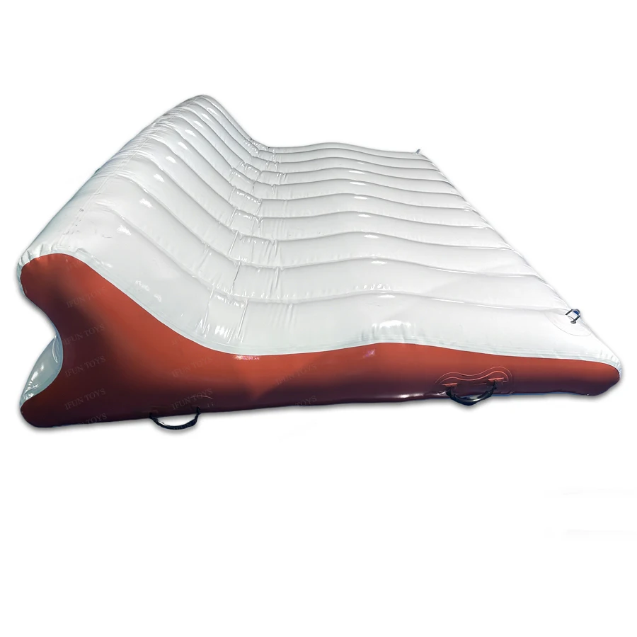 Luxury Inflatable Floating Island Lounge With Backrest - 2 Person Heavy Duty Water Sofa For Yacht Party And Ocean Leisure