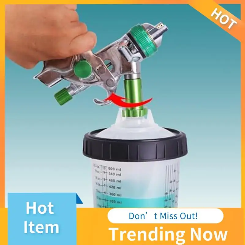 

Disposable Paint Sprayer Mixing Cup Set For Automotive Paintgun, HVLP Paint Spray Paint Gun20 Ounce (600Ml) Set