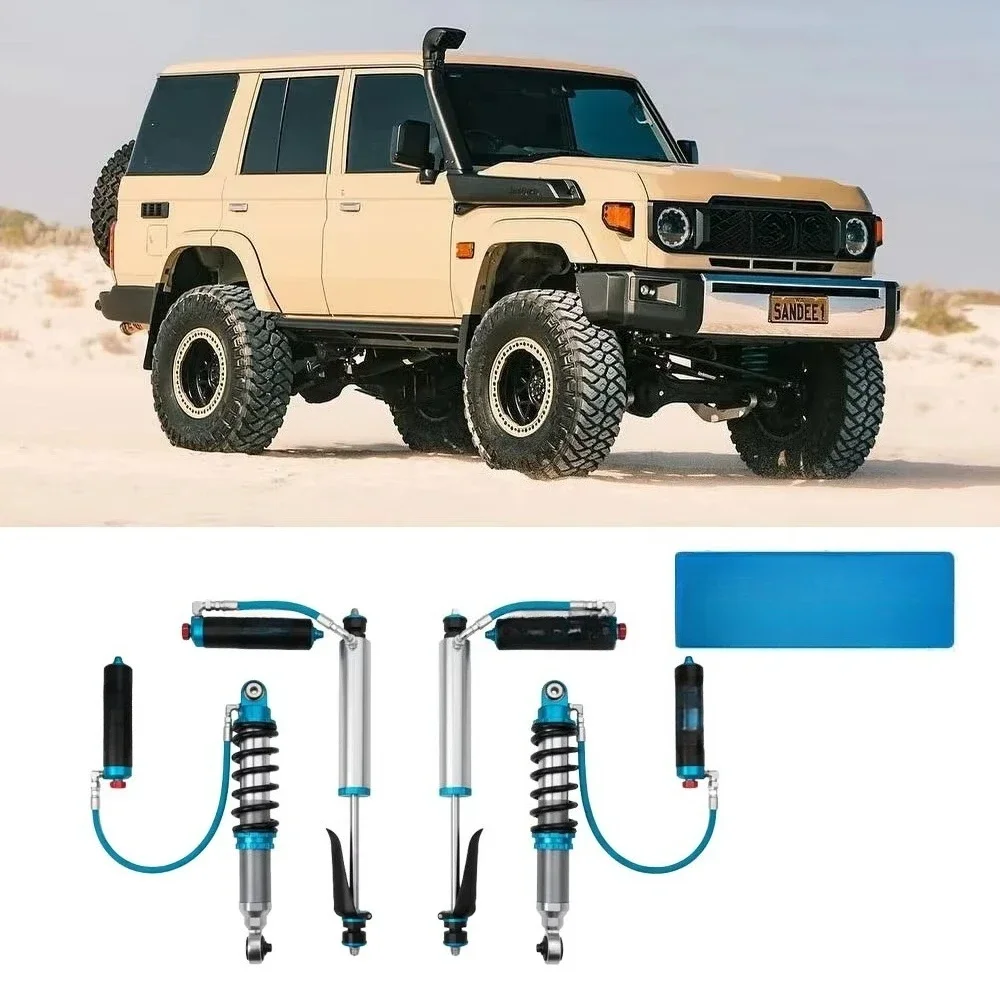 Adjustable damping nitrogen shock absorber For Land Cruiser LC76 LC78 LC79