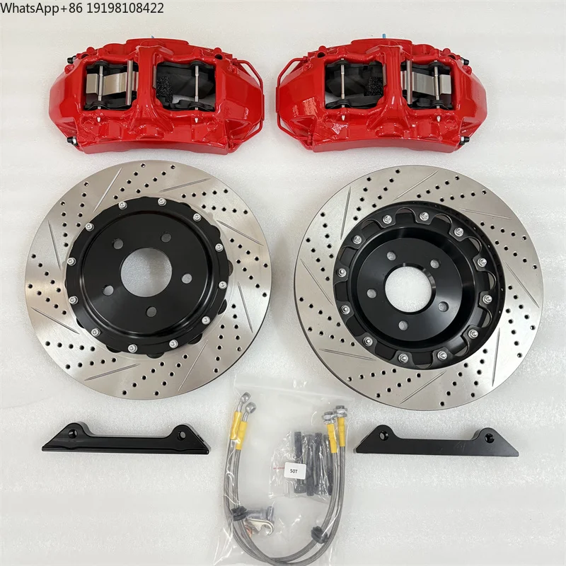 6 Piston 6 Pot Brake Caliper Brake Systems Big Brake Kit for Audi A4 B5 A6 A5 A7 for Audi TT Mk2 S3 A4 S5 B8 B9 A6 Q7 New A5