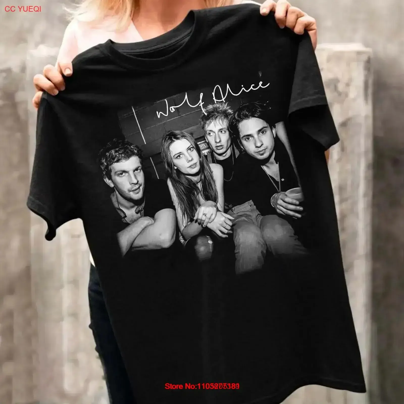 New Wolf Alice Spotify Sessions For Fans Black S 235XL T Shirt 1N3329 vintage Washed Unisex streetwear Comfortable Versatile