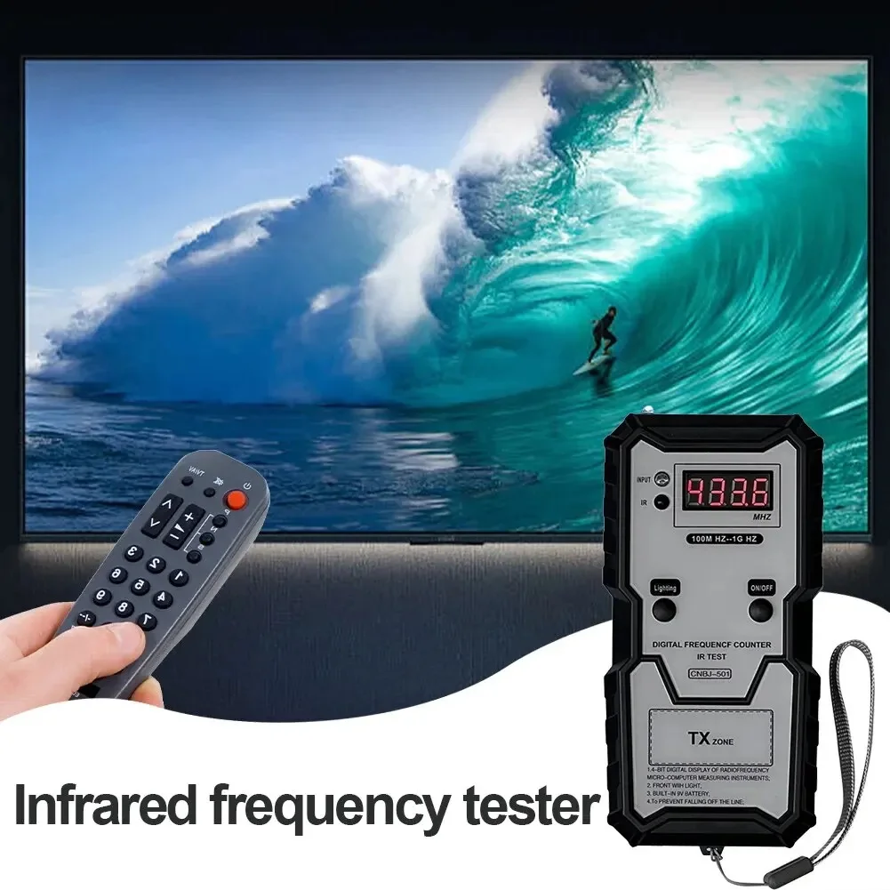 Car Keys IR Infrared Frequency Tester 100M-1GHZ Wireless Remote Control Auto Key Car Key Counter Test Instrument