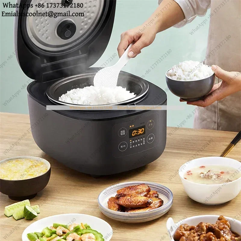 k06 2-6L Rice Cooker Non-stick Inner Pot Liner Container Replacement Lid Kitchen Food Cooker Accessory