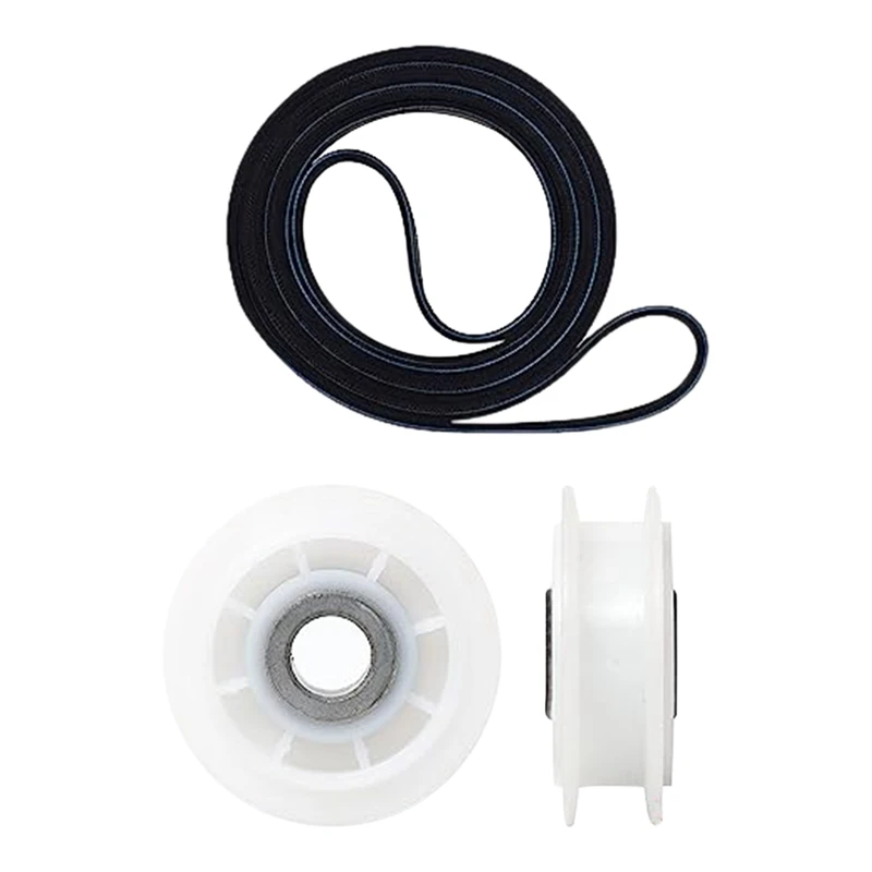 661570 & 279640 & W10837240 Dryer Belt And Pulley Kit Replacement Parts, Dryer Wear Replacement Accessories Fits Most Dryers