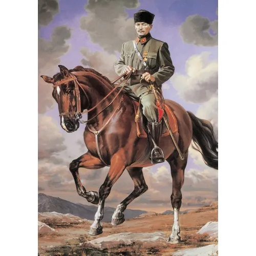 2021 1000 Piece Puzzle Gazi Mustafa Kemal With Her Horse Named Sakarya Top Hot Sale Free Shipping Fast Delivery Best Quality