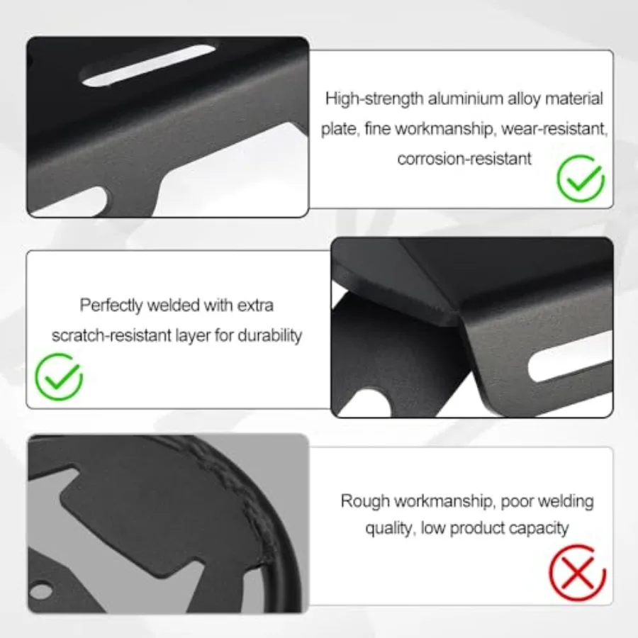 Motorcycle Top Luggage Rack and Crash Bars for 2024 Tenere 700 XTZ690 20192024 Models Rear Rack with Tank Guard Protection Dura