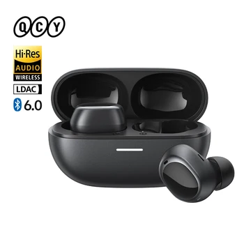 Słuchawki Bluetooth QCY MeloBuds A30 w kształcie fasolki - Słuchawki douszne z adaptacyjnym AI ANC (-60dB) do różnych scenariuszy, połączenie z 3 urządzeniami, 8 mikrofonów, 50 godzin pracy.
