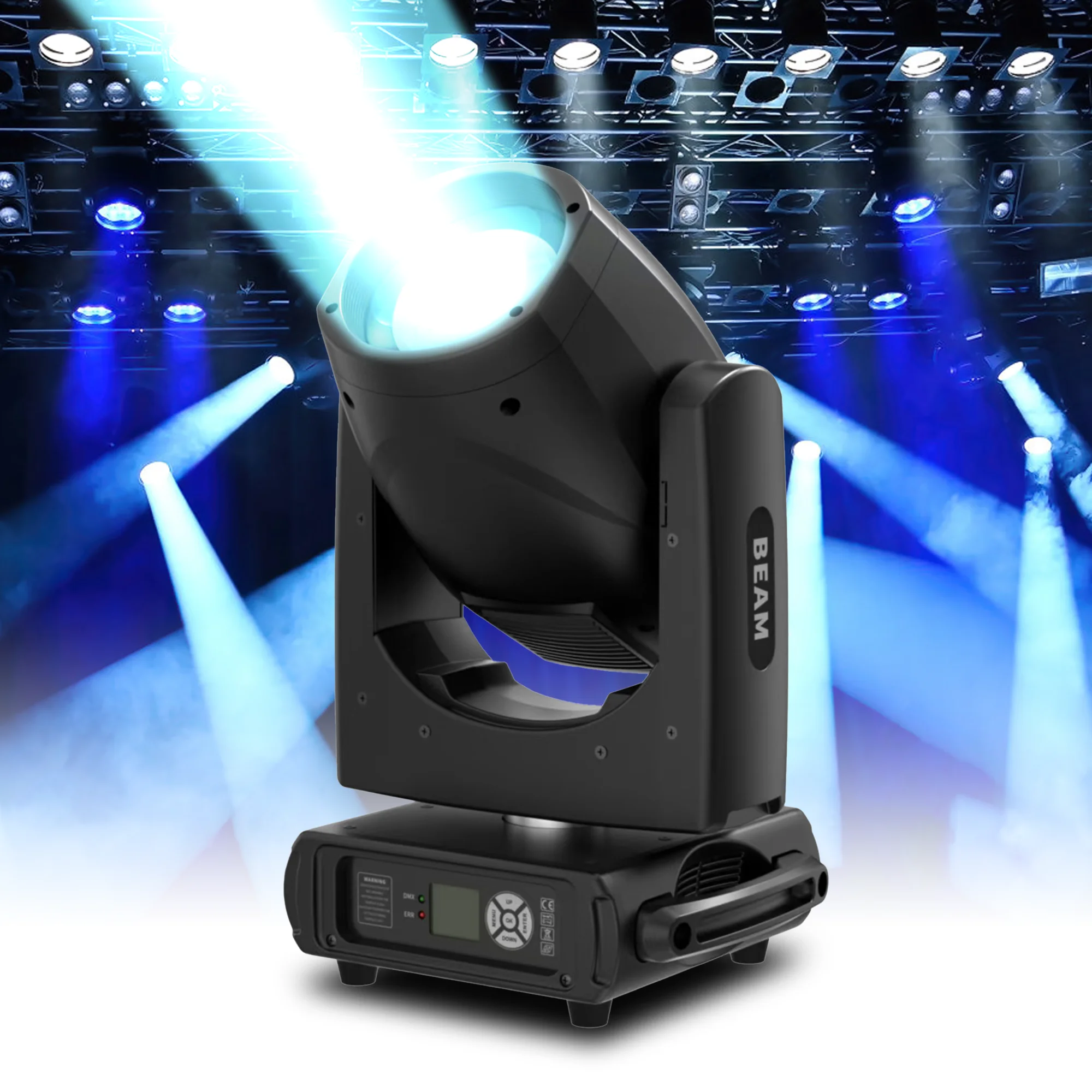 

295W 14R Light Moving Head DJ Light Beam Light Strobe DMX Sound Activated Disco Party Pub Wedding Christmas Stage Lighting