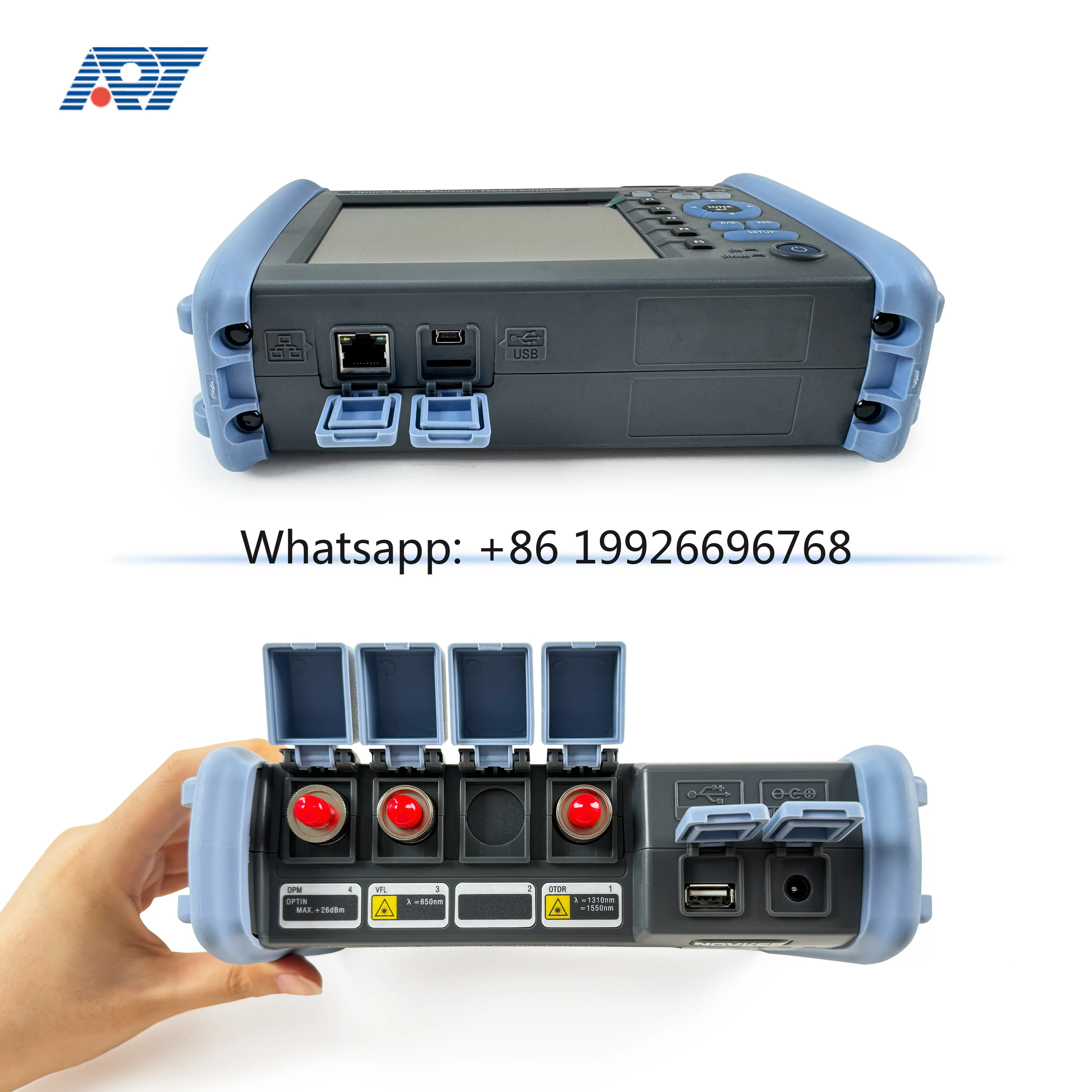 NK6000 Mini OTDR 1310nm 1550nm Wavelength Optical Loss Test for RJ45 Cable Tracking SC/FC Connector Fusion Splicer for POE FTTH