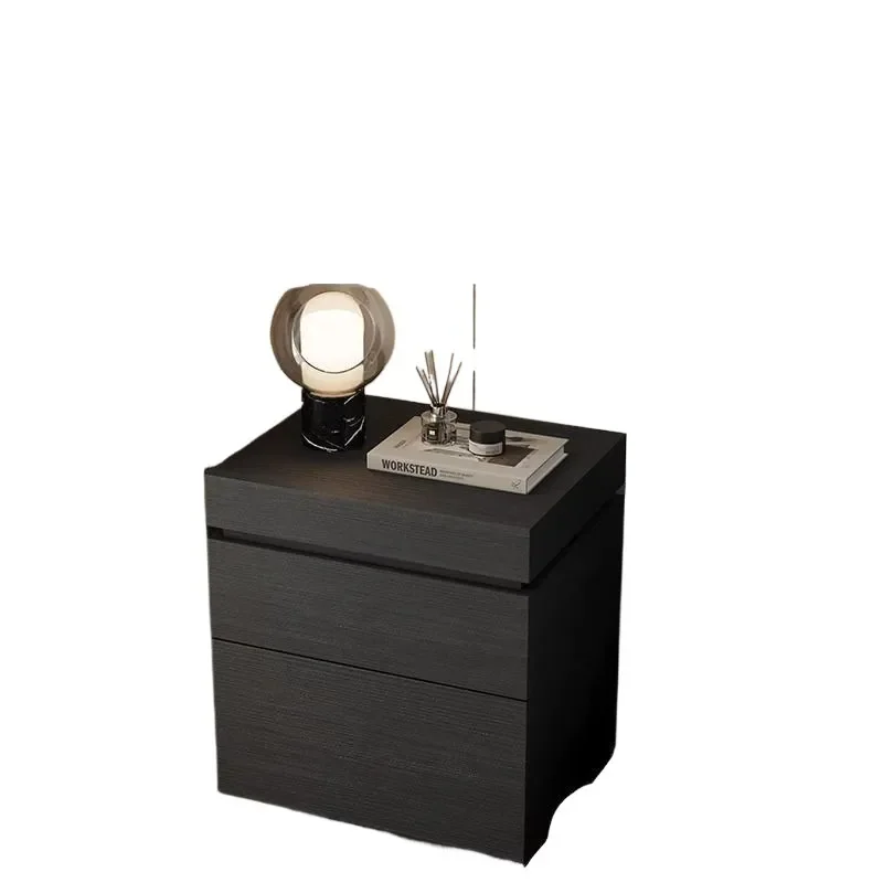 High End Solid Wood Bedside Cabinet, Multifunctional Nightstand With Hidden Compartment and Secret Storage For Premium Bedroom