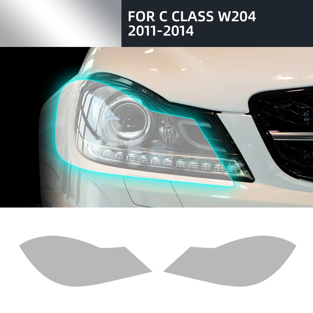 

Для Mercedes-Benz AMG C-класса W204 C63 2011-2014: Невидимая защитная пленка из ТПУ для автомобиля, устойчивая к царапинам, аксессуары