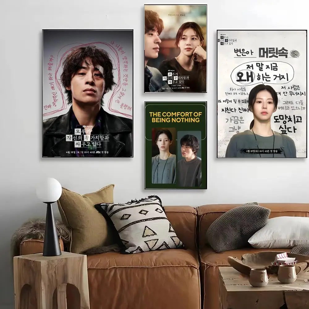 TV Series We All Trying Here Poster HD Art Decorative Wall Art Waterproof Home Décor for Living Room Bedroom Café Stylish Gift