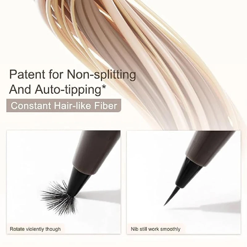 Judydoll Liquid Eyeliner, Ultra Fine Liquid Eyeliner Waterproof with Smooth Strong Fibres, Smudge-proof, Longwearing, Smooth view 4