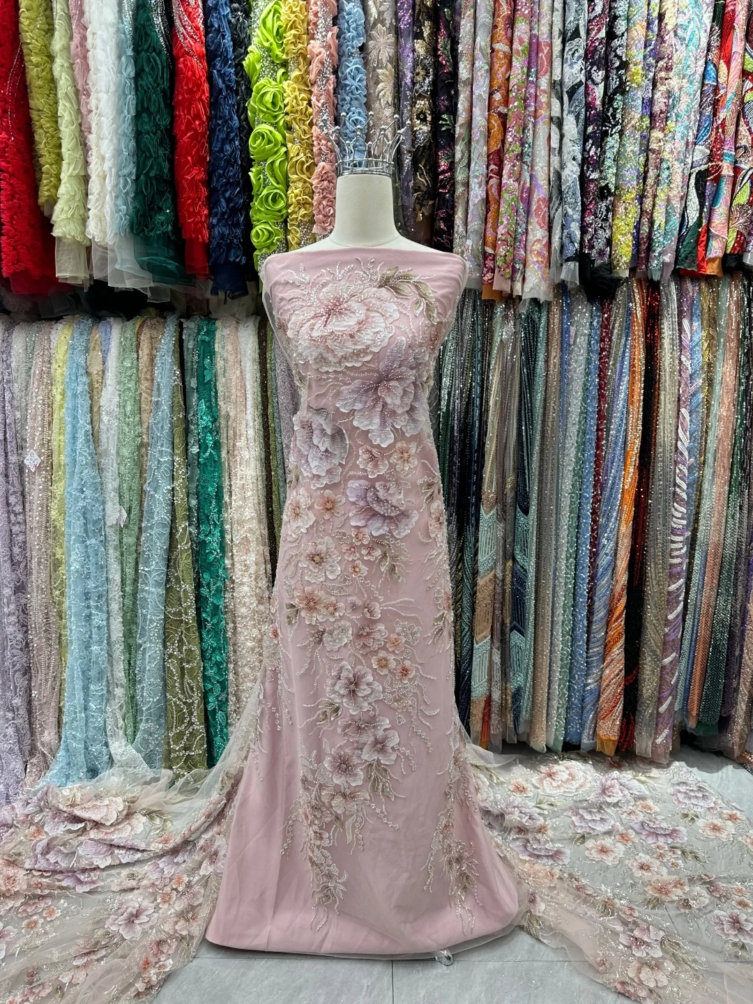 Embroidery Net Fabric - Gorąca Wyprzedaż Wysokiej Jakości Tkanina z