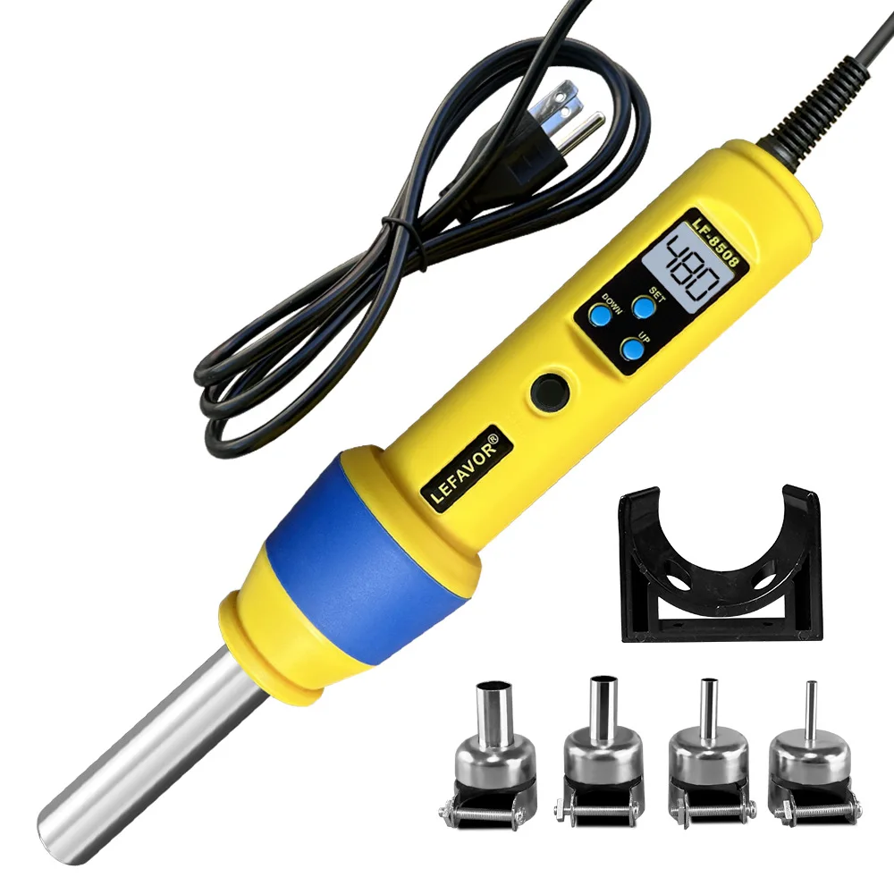 LCD Digital Heat Hot Air Gun Desoldering Soldering Station 110V 220V Temperature Adjustable