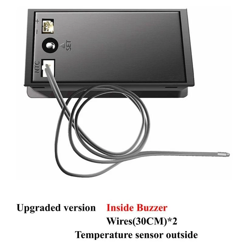 DC 10V~100V Li-ion Lifepo4 Lead acid Battery Capacity Indicator Digital Voltmeter Tester Temperature Monitor 12V 24V