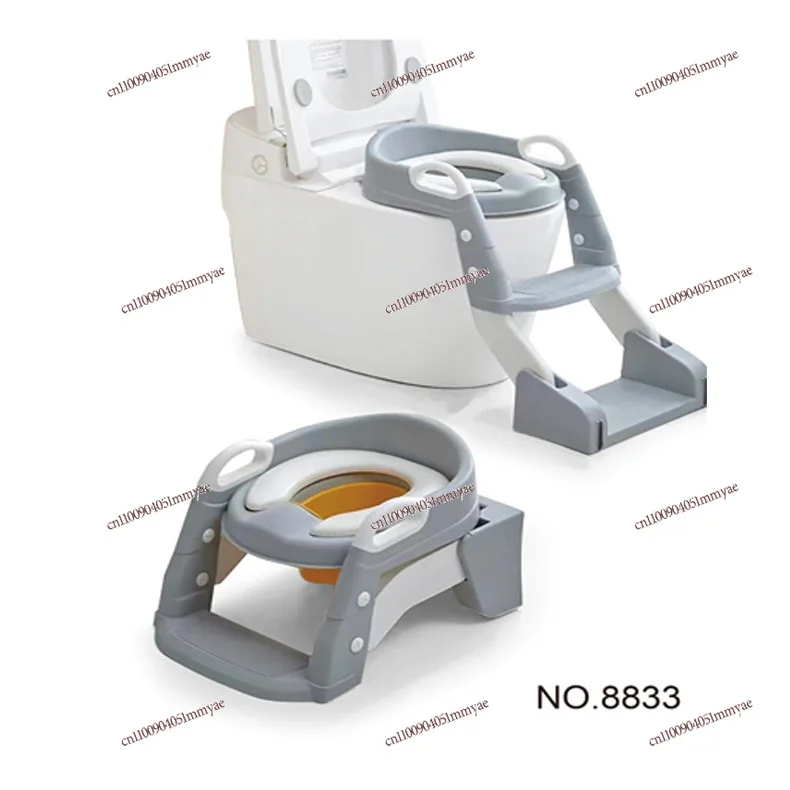 Foldable Children's Toilet Training Ladder Seat Convenient To Store Portable Kids Potty Training Seat With Color Box Packaging