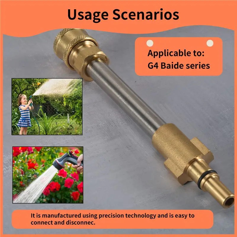 A01F-Pressure Washergun Adapter With 1/4Inch Female Quick Connect Fitting, Fit Most Brands (Black And Decker)