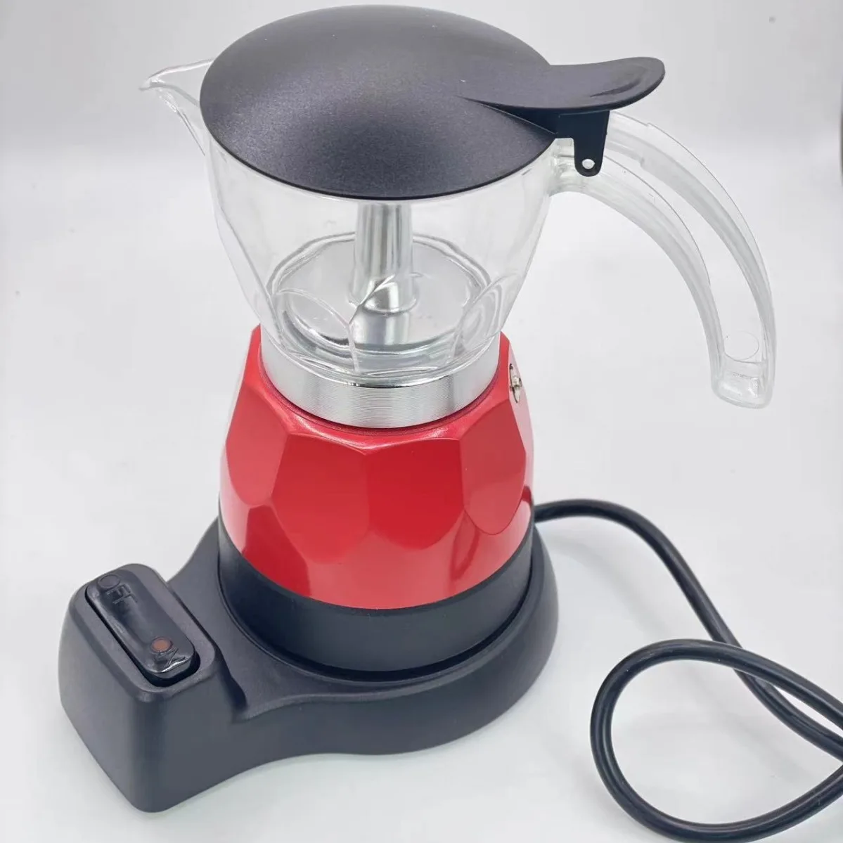 480 واط الألومنيوم الكهربائية موكا وعاء المحمولة ماكينة إسبريسو سريع إبريق قهوة كهربائي المنزل 150 مللي/3 أكواب أدوات القهوة المطبخ 220 فولت #4