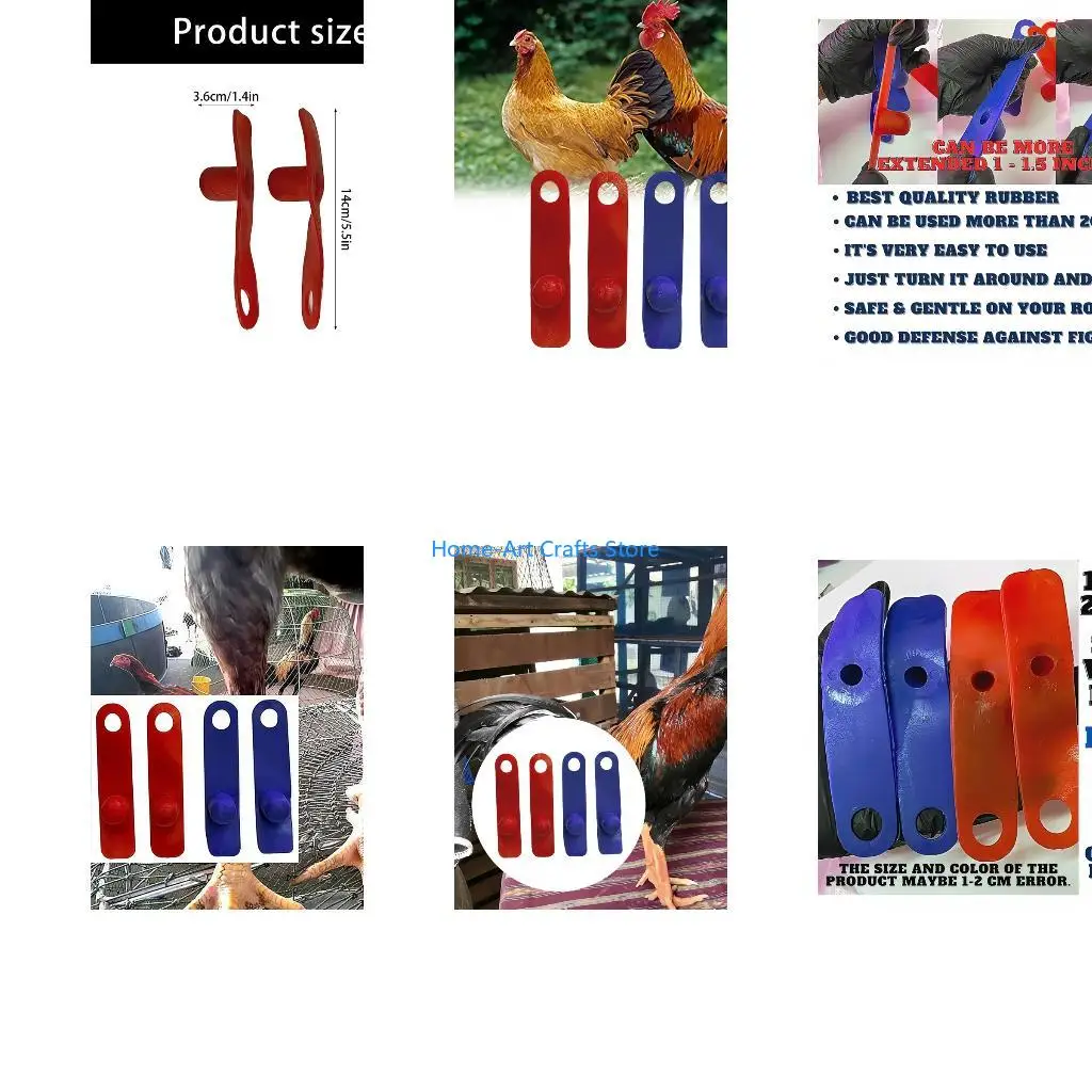 Y3NA Two Textured elastomer Support Items intended for Chickens And Ducks