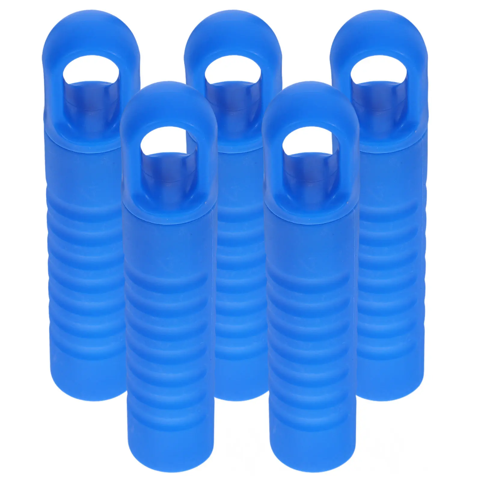 5Pcs Handle Grips Replacement for Mop Broom Dustpan Pole Thickened Plastic Non Slip Textured Surface Easy Install Comfortable