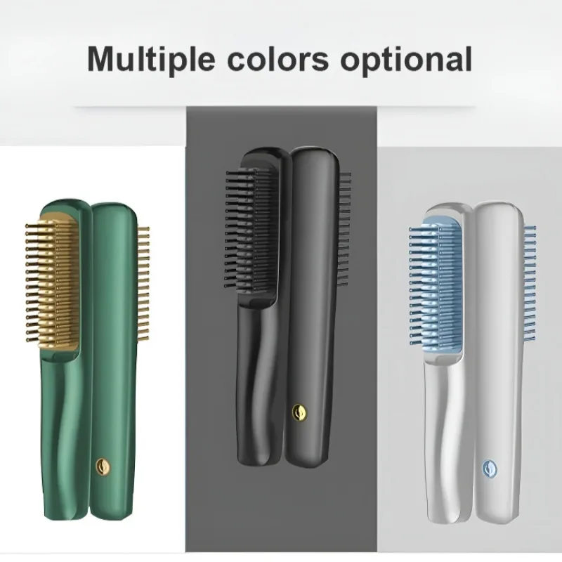 Mini Hair Straightener Brush Hot Comb Hair Professional Straightener Comb Hair Styling Tools