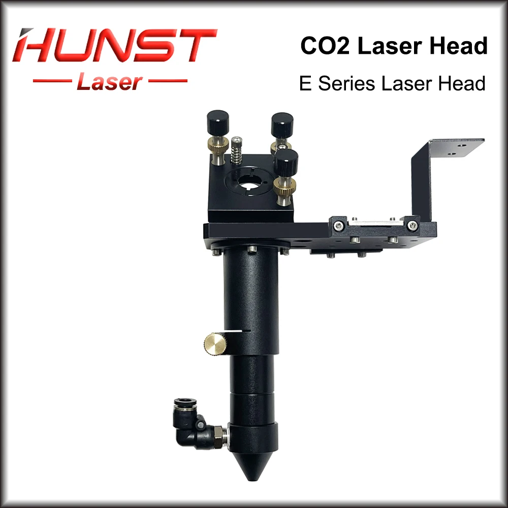HUNST E Series CO2 Laser Head Adapter Lens D20mm FL50.8&63.5&101.6mm Mirror 25mm For Laser Cutting Engraving Machine