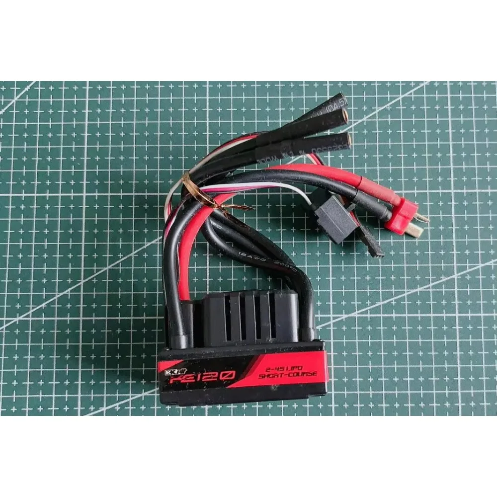 UniFlyKKPIT 2-4s LiPo 120A Pro Skyrc High Voltage Speed Control ESC Switch 6V/3A BEC For 1/8 1/10 RC Short-Course Truck Buggy Ca