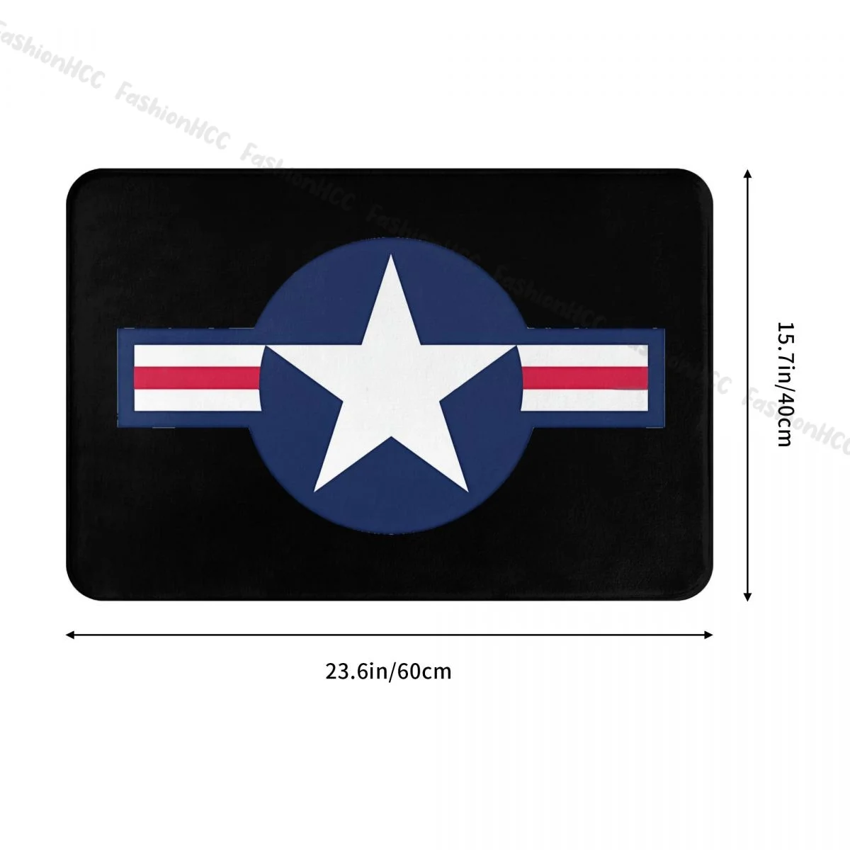 National Flag Anti-Slip Doormat Kitchen Mat United States Military Aircraft Insignia Balcony Carpet Welcome  Bedroom Decorative