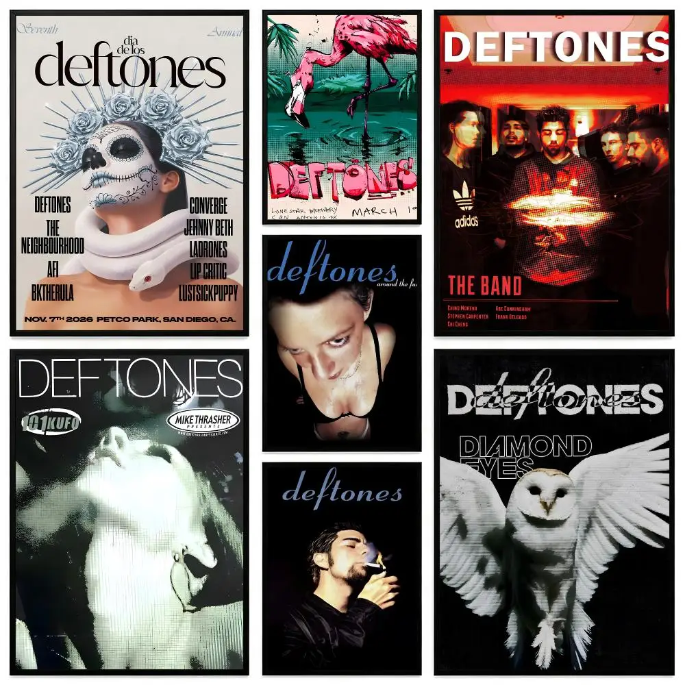 music Deftones Poster Poster HD Frameless Preppy Style Wall Art Home Decor For Living Room Bedroom Gift