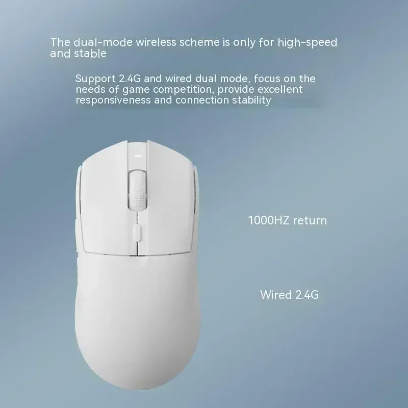 Imagem -02 - Ajazz Mouse Ergonômico sem Fio para Jogos Sensor 4k Paw3395 Nordic 52840 Leve Pro Acessórios para pc Gamer Aj139