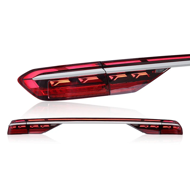 For 18-22 Audi A8 through the tail light assembly D5 modified new scanning LED running lights flow light Taillights Accessories
