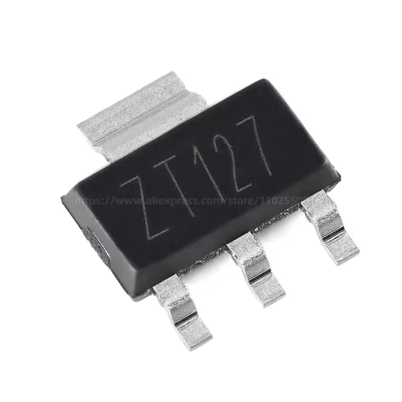 10PCS CZT127 ZT127 CZT122 ZT122 SOT-223 100V 5A 1W NPN PNP Darlington transistor SMD