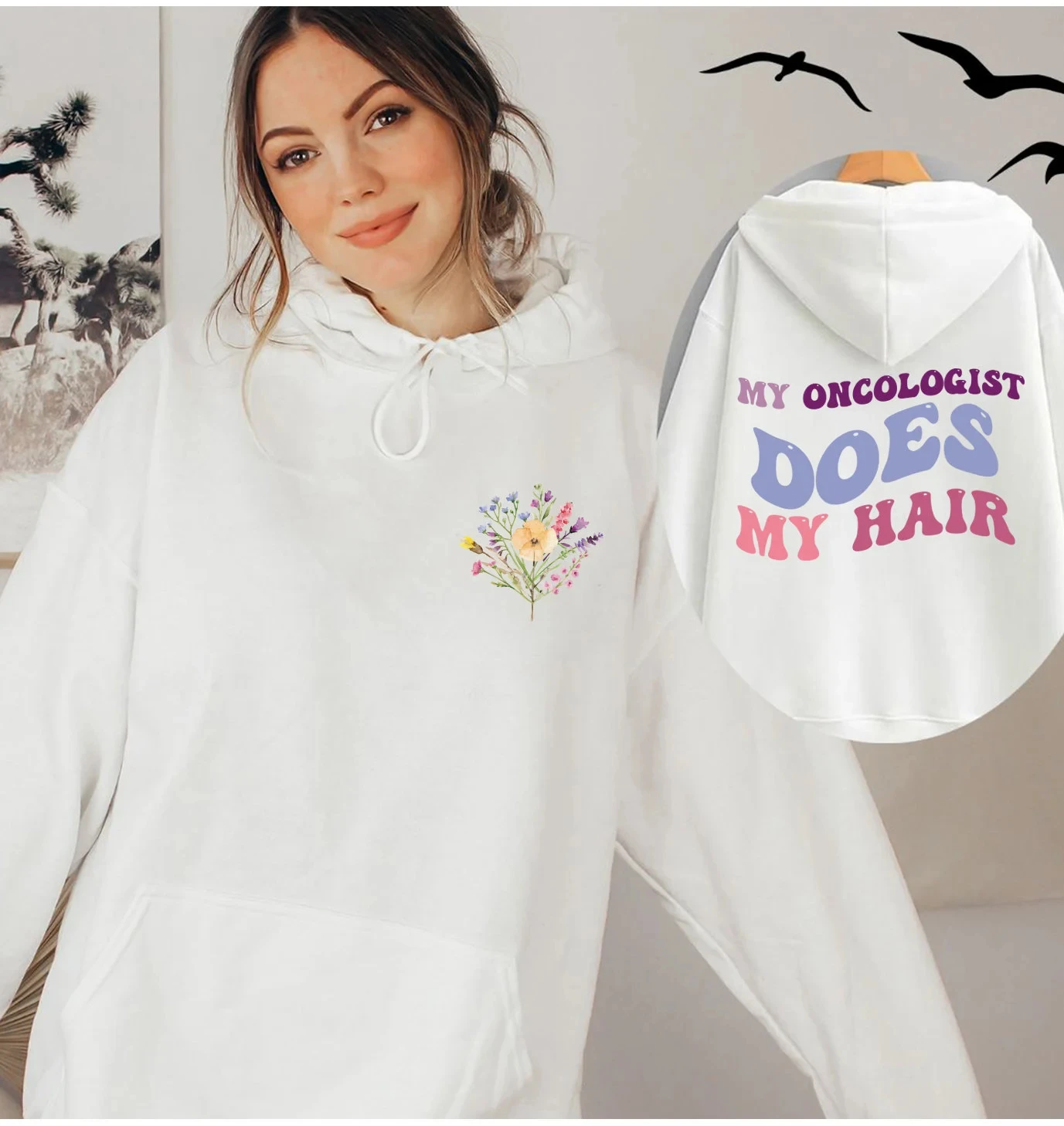 بلدي Oncologist هل شعريتي هوديي الرجال والنساء طويلة الأكمام البلوز البلوز Y2k بلايز الخريف والشتاء الملابس هوديس #2