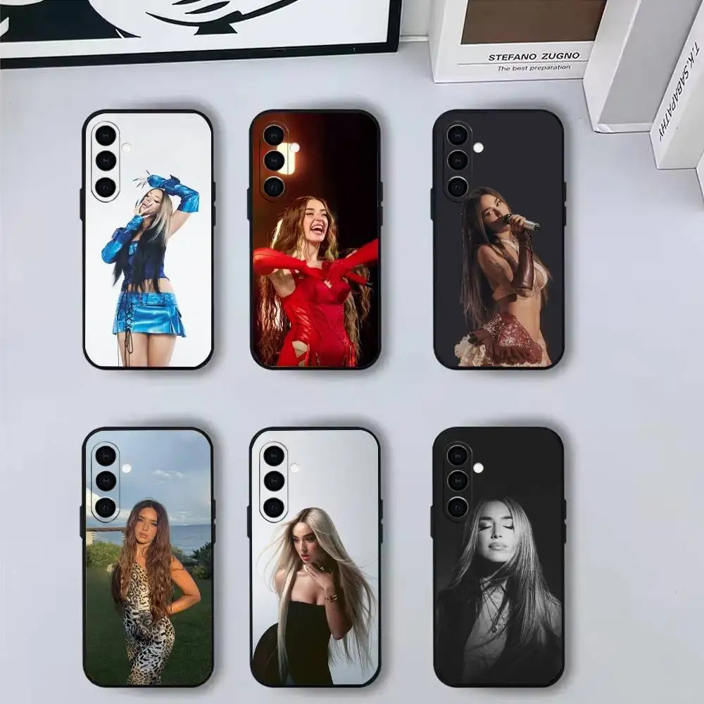 

Cute L-Lola Singer I-Indigos Phone Case Black Silicone Soft For Samsung Galaxy A73,A72,A71,A70,A53,A52,A51