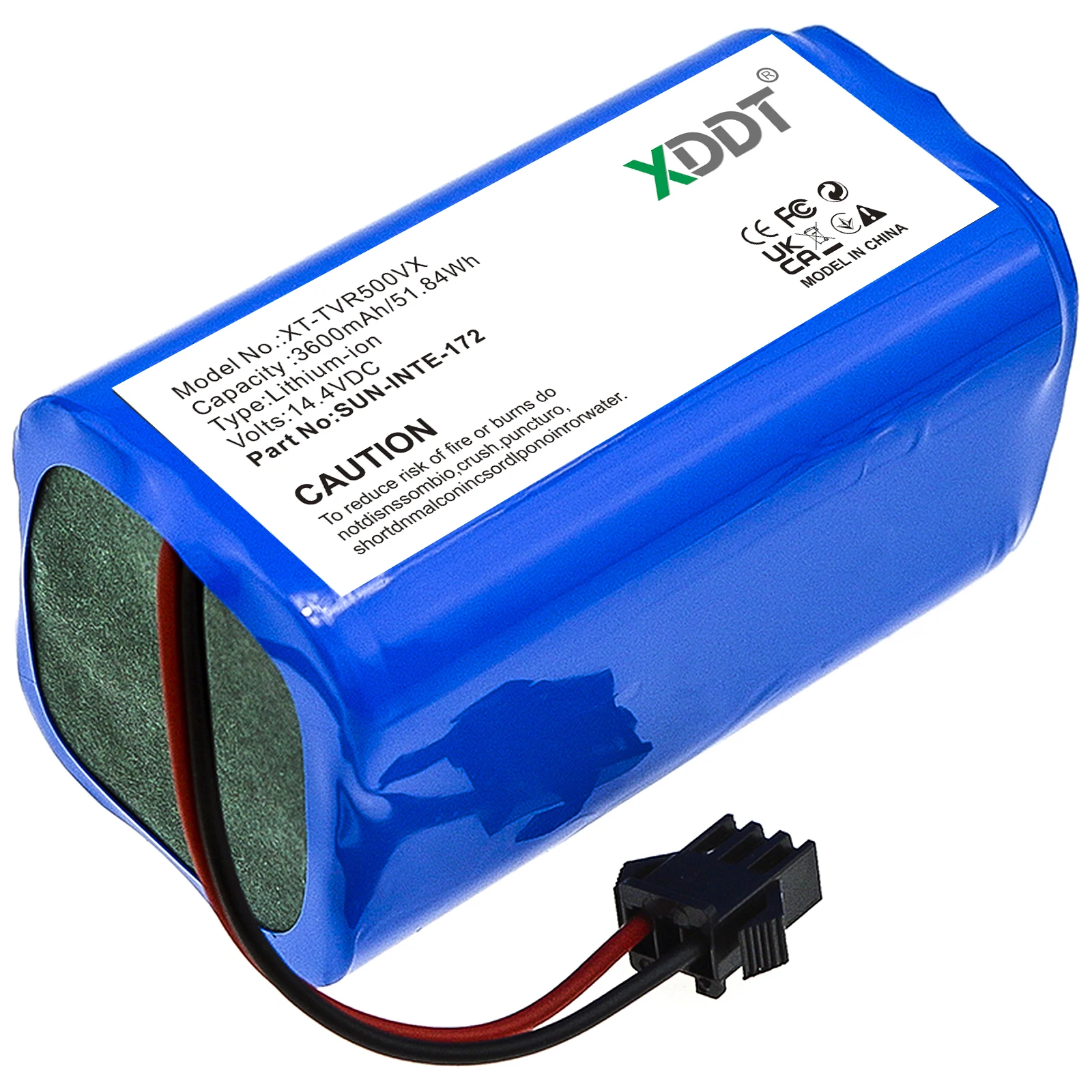 بطارية 3600 مللي أمبير في الساعة لـ Ikohs إنشاء Netbot S12 S14 S10 S15 HOBOT Legee 668 669 Bagotte BG600 مكنسة كهربائية روبوتية D900C C800