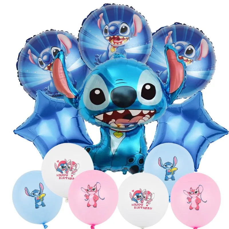 Disney's New Stitch Aluminum Film Balloon Set Birthday Decoration