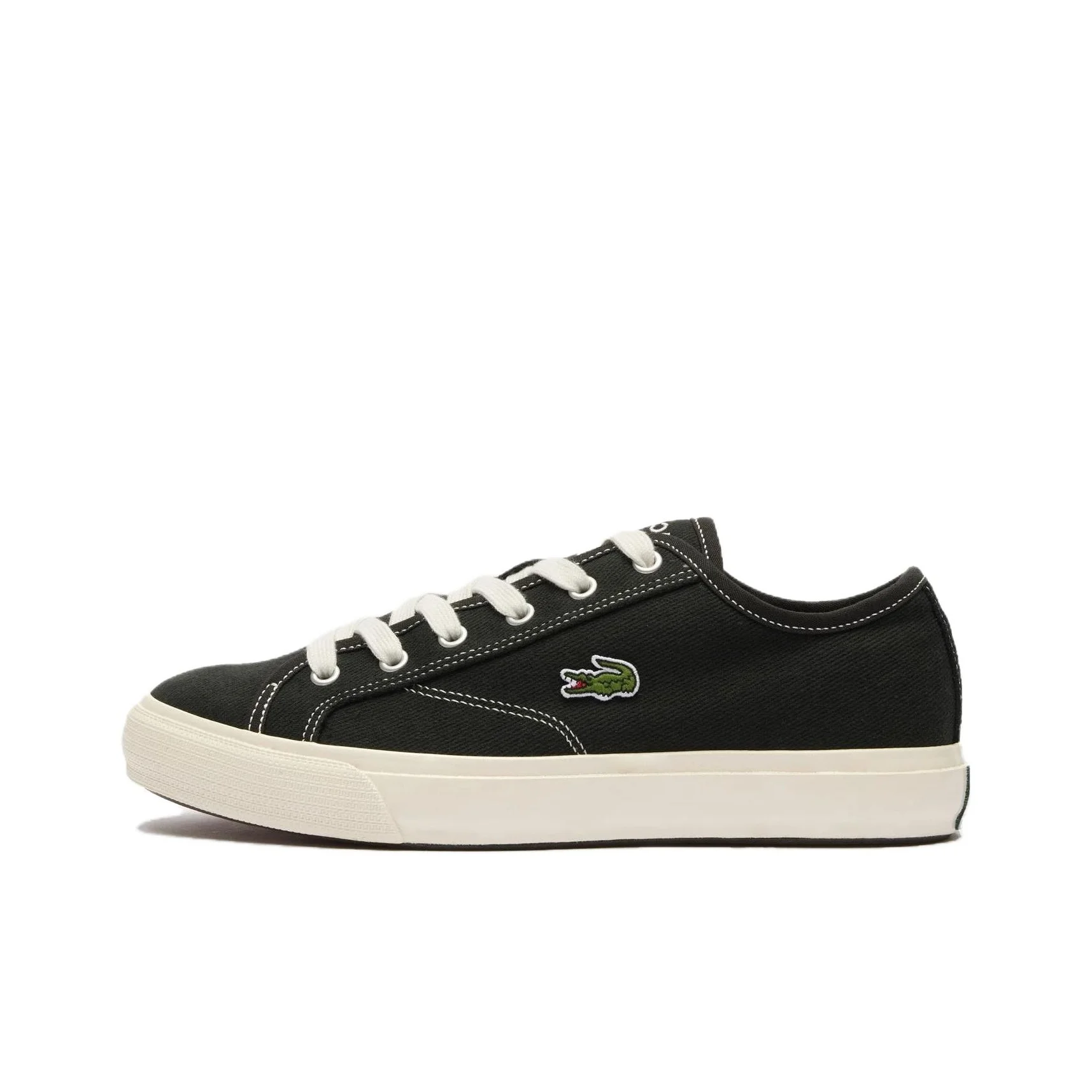 Tênis POIZON LACOSTE com Patch de Logo Backcourt