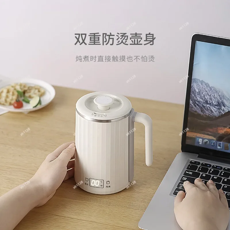 110V Small Electric Kettle Multifunctional Health Pot Portable for Home Travel Tea Making