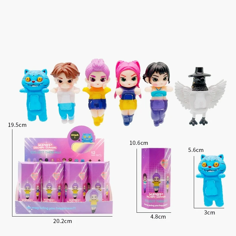 Hot selling Kpop Demon Hunters Blind Box Series Anime Figures Ornaments Dolls Fans Children Gift Random Blind Box