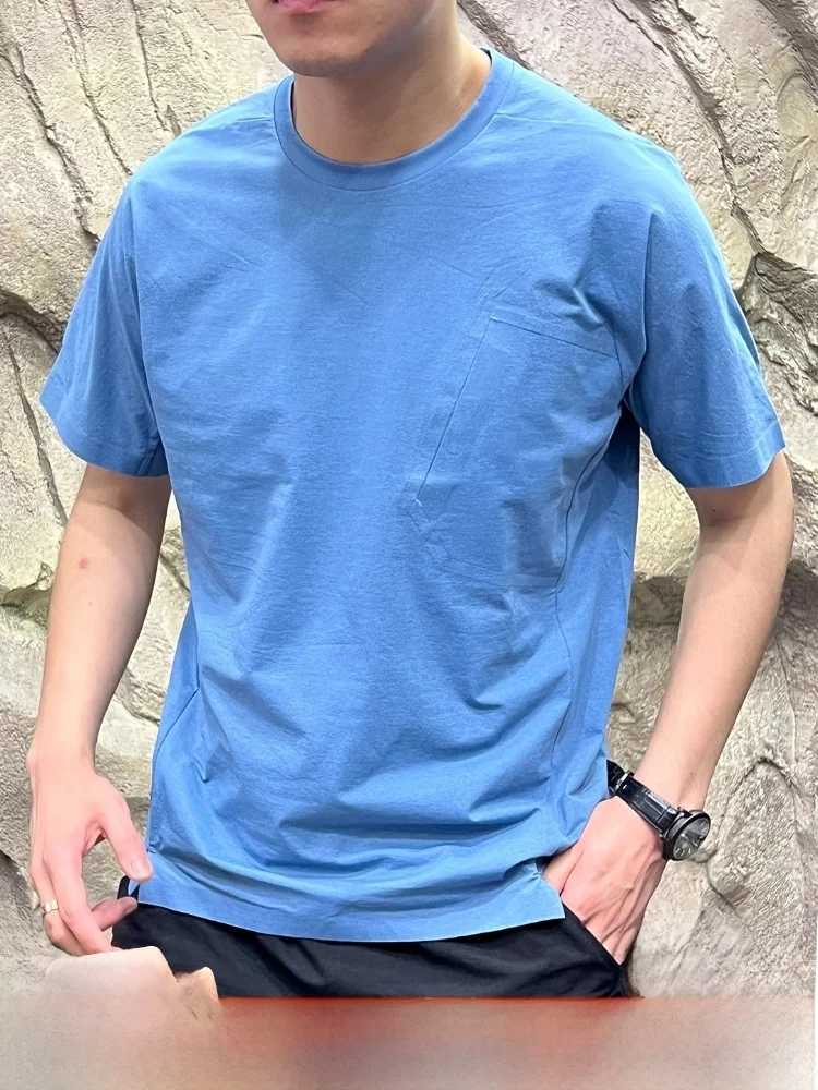 

Высококачественная полнопростая клейкая 4D пошивная дышащая эластичная футболка Qui-Drng ort-Sve, молодежная летняя...