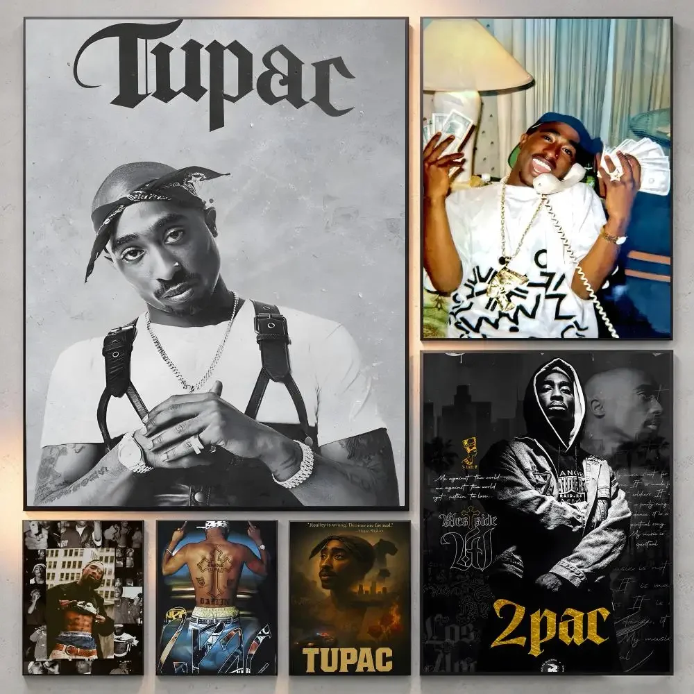 Rapper HipHop Tupac Shakur Poster Current Style Home Wall Art & Sleek Living Space Accents