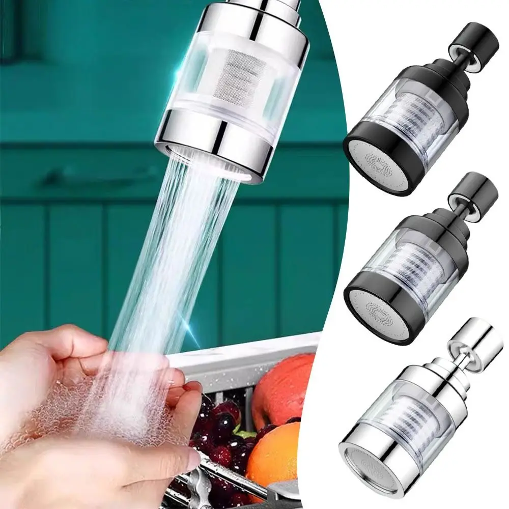 3 Mode Adjustable Faucet Extender 360 Degree Swivel Splash-Proof Kitchen Filter Purifier Faucet Nozzle Kitchen Hardware