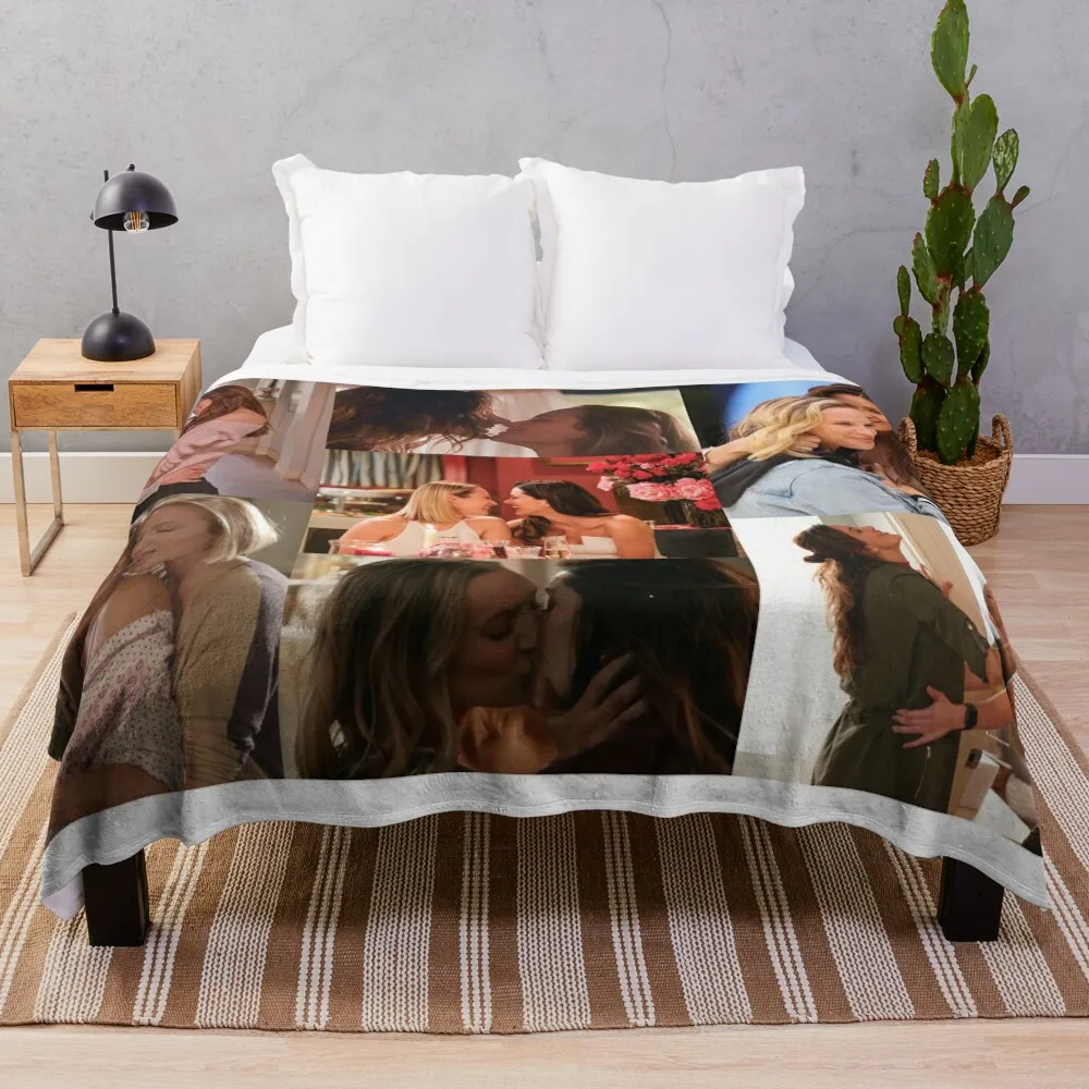 Marina Station 19 Large Collage Designed for Blankets Throw Blanket Bed Fashionable Luxury Blankets