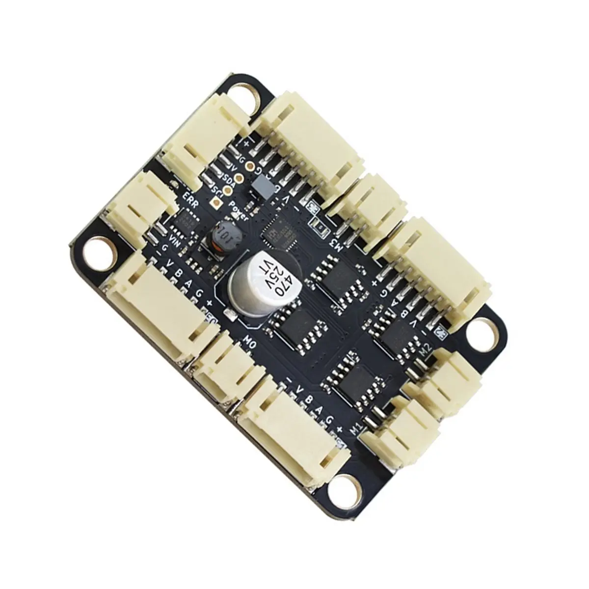 THANKSGIVING DAY MD40 Driver Motor Module I2C-Controlled PH2.0 Motor Sensor Board for 4-Channel Motor Driver Smart Car Platform