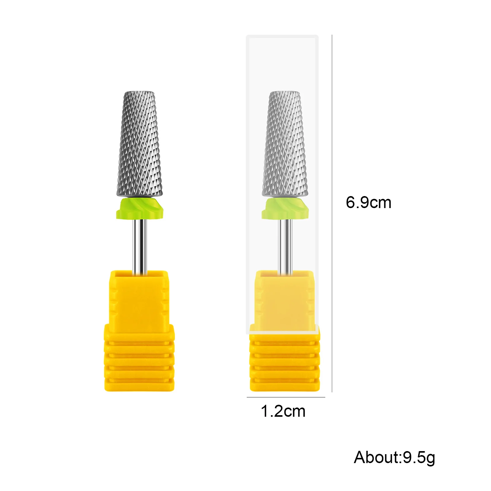 1 pz carburo di tungsteno punta da trapano per unghie ruota bava fresa punta per taglierina per unghie trapano elettrico per manicure pedicure accessori