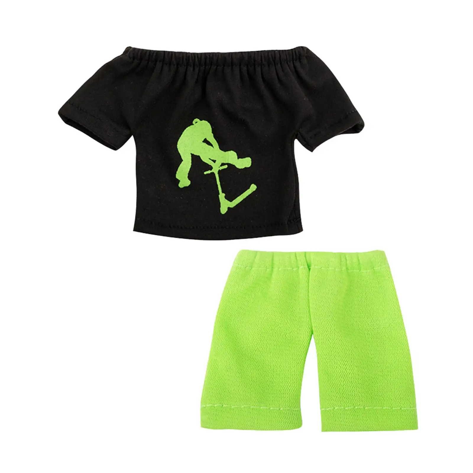 

Mini Finger Toy Interactive Toys Tiny Finger Pants and Tops Kids Skateboarder Fingerboarding Decorative Novelty Toys Halloween