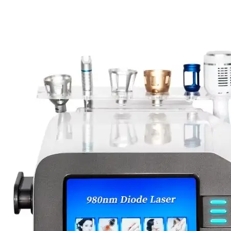 

30W 5in1 980nm Diode Lase Vascular Removal Machine Spider Veins Eliminate Nail Fungus Treatment Equipment Accessories